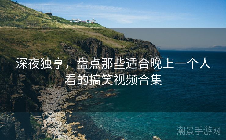 深夜独享，盘点那些适合晚上一个人看的搞笑视频合集