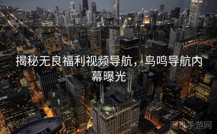 揭秘无良福利视频导航，鸟鸣导航内幕曝光