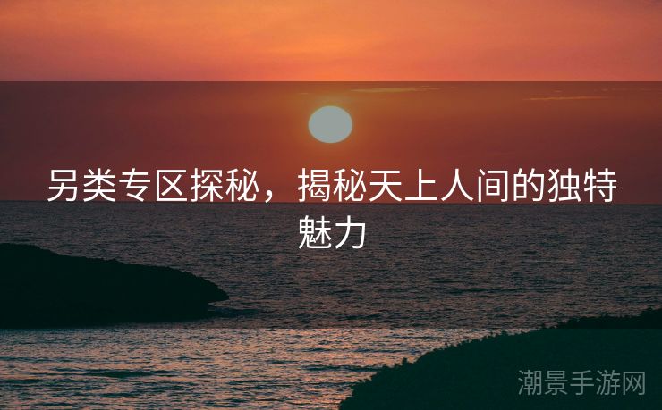 另类专区探秘，揭秘天上人间的独特魅力
