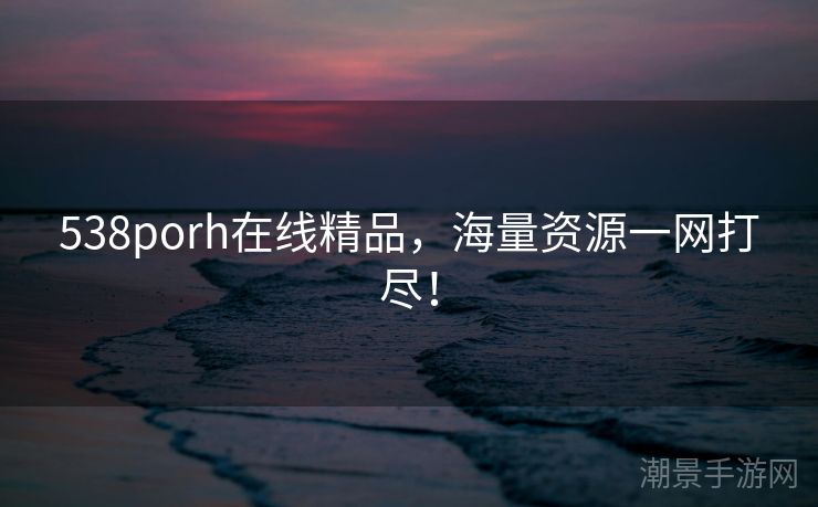 538porh在线精品，海量资源一网打尽！