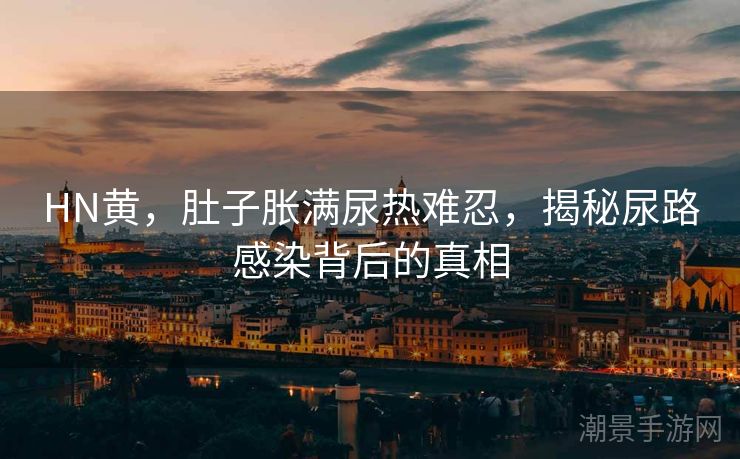HN黄，肚子胀满尿热难忍，揭秘尿路感染背后的真相
