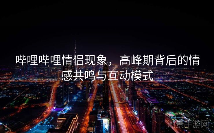 哔哩哔哩情侣现象，高峰期背后的情感共鸣与互动模式