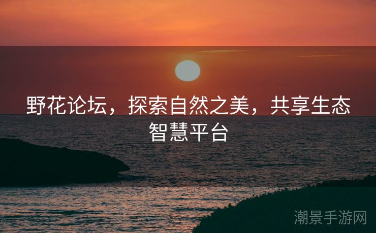 野花论坛，探索自然之美，共享生态智慧平台