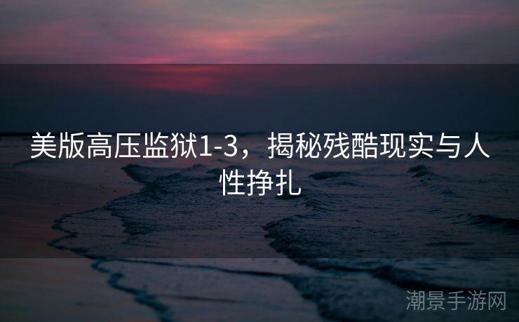 美版高压监狱1-3，揭秘残酷现实与人性挣扎