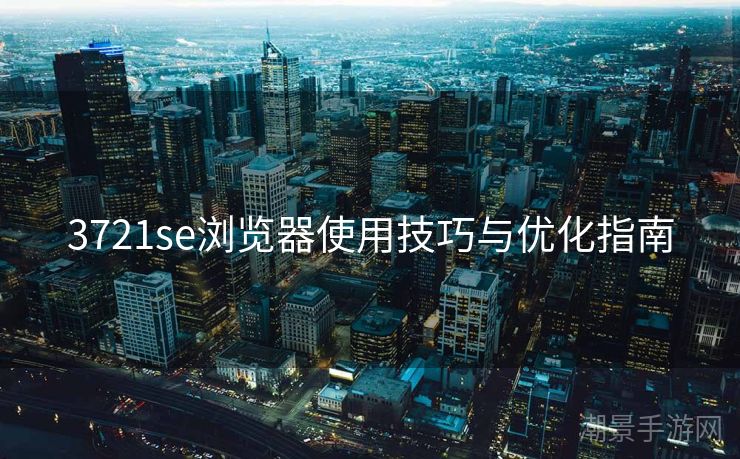 3721se浏览器使用技巧与优化指南