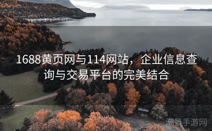 1688黄页网与114网站，企业信息查询与交易平台的完美结合