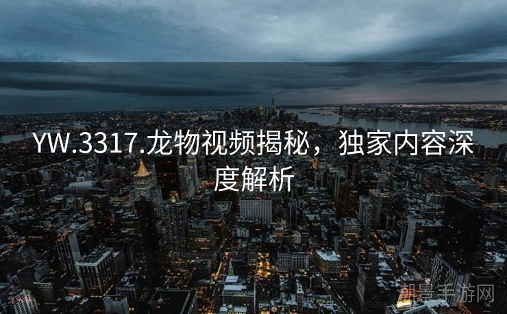 YW.3317.龙物视频揭秘，独家内容深度解析