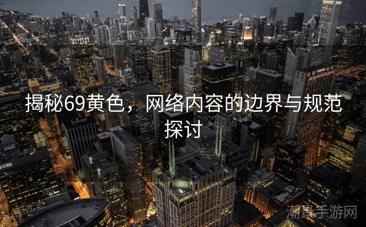 揭秘69黄色，网络内容的边界与规范探讨
