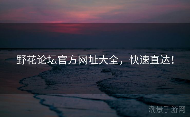野花论坛官方网址大全，快速直达！