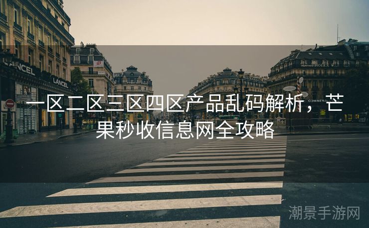 一区二区三区四区产品乱码解析，芒果秒收信息网全攻略