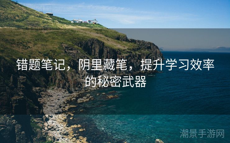 错题笔记，阴里藏笔，提升学习效率的秘密武器