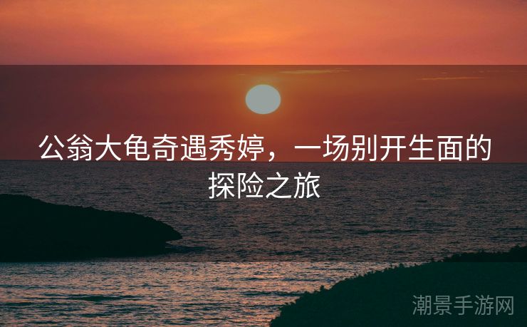 公翁大龟奇遇秀婷，一场别开生面的探险之旅