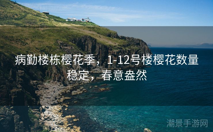 病勤楼栋樱花季，1-12号楼樱花数量稳定，春意盎然