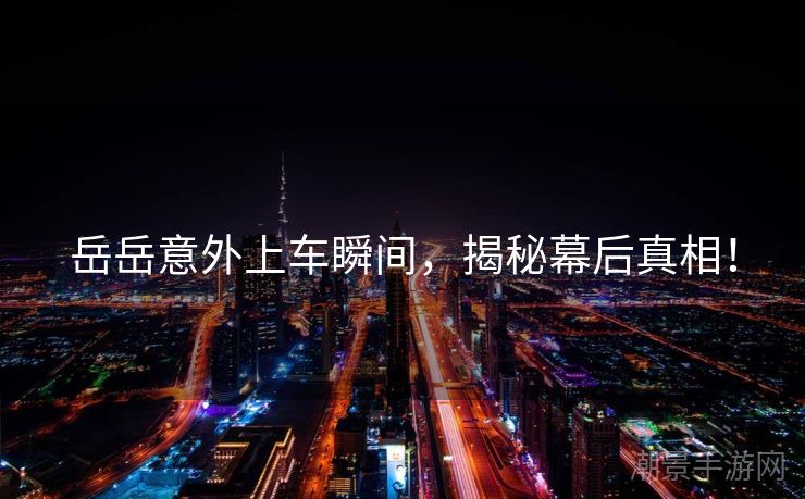 岳岳意外上车瞬间，揭秘幕后真相！