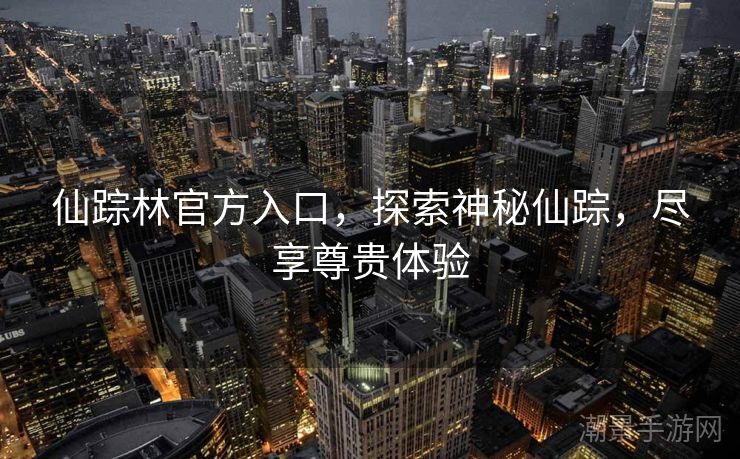 仙踪林官方入口，探索神秘仙踪，尽享尊贵体验