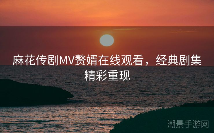 麻花传剧MV赘婿在线观看，经典剧集精彩重现