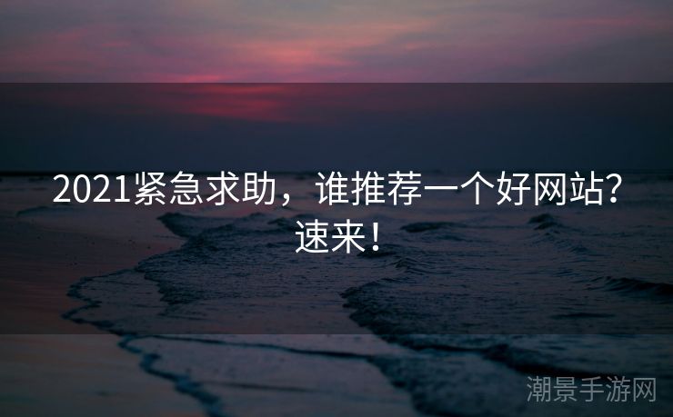 2021紧急求助，谁推荐一个好网站？速来！