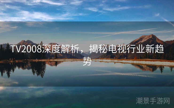 TV2008深度解析，揭秘电视行业新趋势