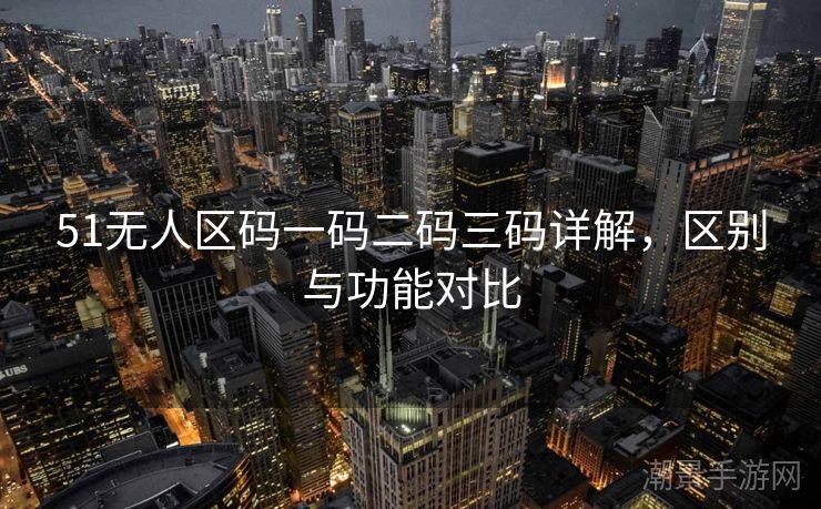 51无人区码一码二码三码详解，区别与功能对比