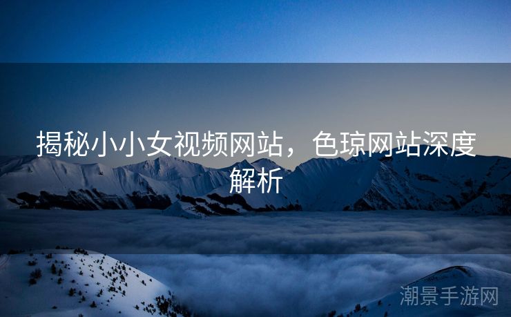 揭秘小小女视频网站，色琼网站深度解析