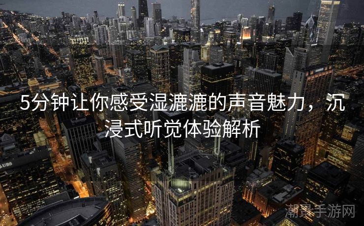 5分钟让你感受湿漉漉的声音魅力，沉浸式听觉体验解析