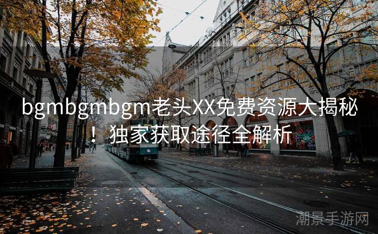 bgmbgmbgm老头XX免费资源大揭秘！独家获取途径全解析