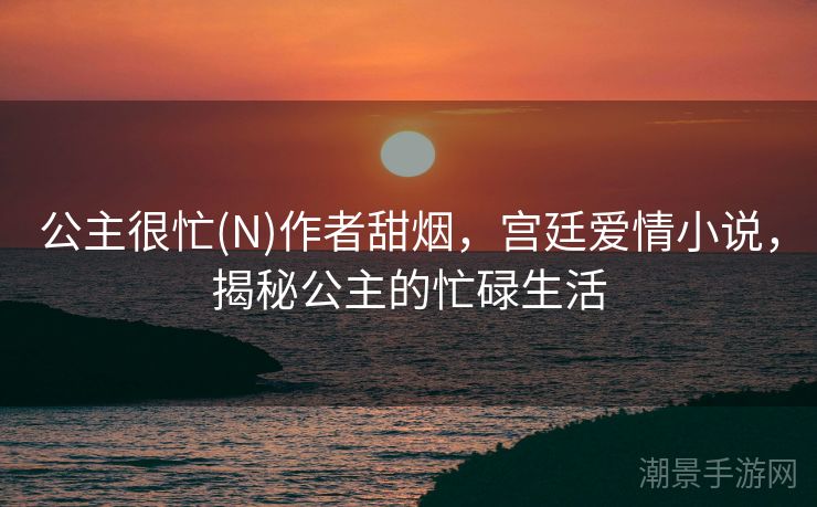 公主很忙(N)作者甜烟，宫廷爱情小说，揭秘公主的忙碌生活