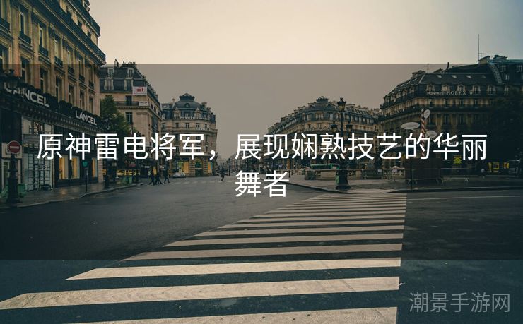 原神雷电将军，展现娴熟技艺的华丽舞者