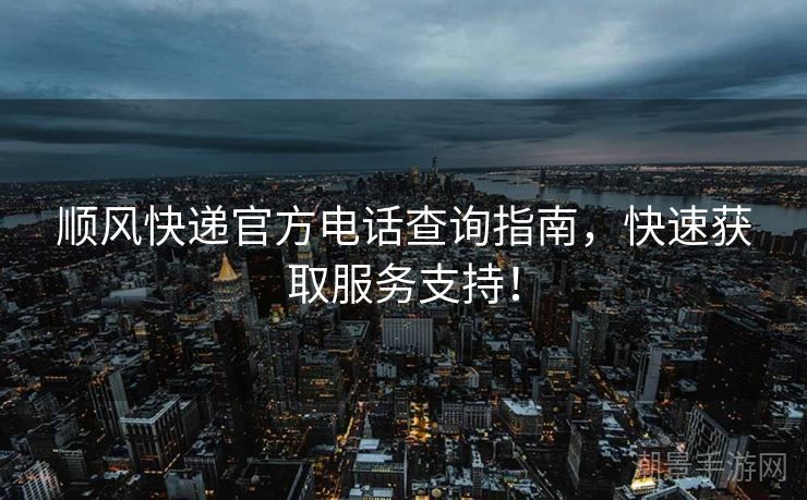 顺风快递官方电话查询指南，快速获取服务支持！