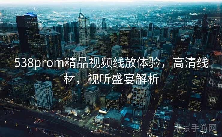 538prom精品视频线放体验，高清线材，视听盛宴解析