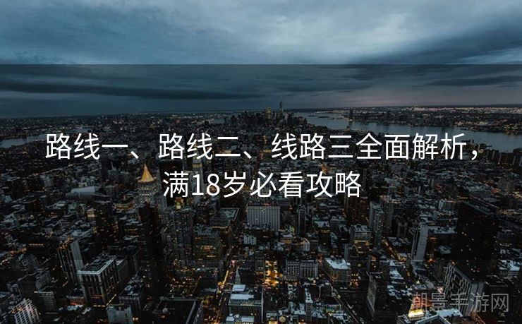 路线一、路线二、线路三全面解析，满18岁必看攻略