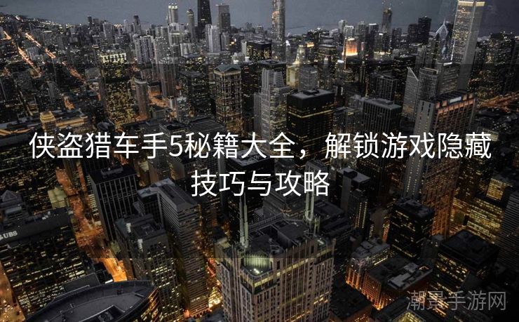 侠盗猎车手5秘籍大全，解锁游戏隐藏技巧与攻略
