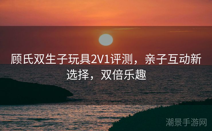 顾氏双生子玩具2V1评测，亲子互动新选择，双倍乐趣