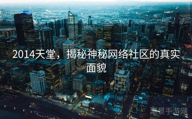 2014天堂，揭秘神秘网络社区的真实面貌