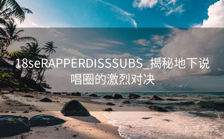 18seRAPPERDISSSUBS_揭秘地下说唱圈的激烈对决