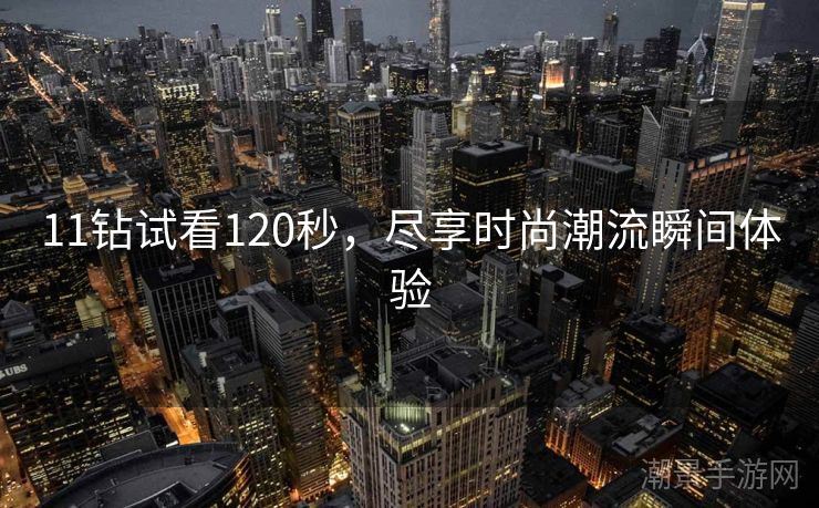 11钻试看120秒，尽享时尚潮流瞬间体验