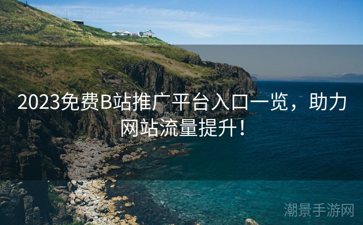 2023免费B站推广平台入口一览，助力网站流量提升！