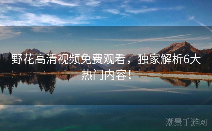 野花高清视频免费观看，独家解析6大热门内容！