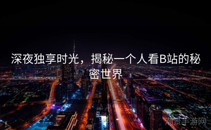 深夜独享时光，揭秘一个人看B站的秘密世界