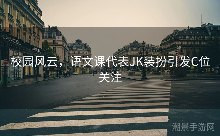 校园风云，语文课代表JK装扮引发C位关注