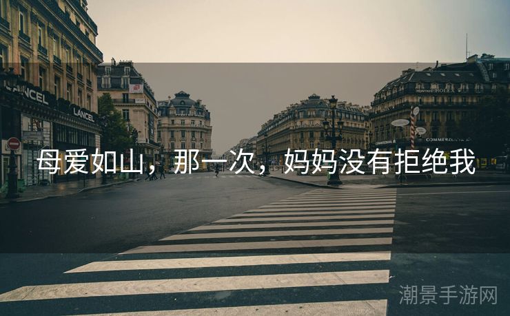 母爱如山，那一次，妈妈没有拒绝我